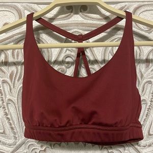 Maroon speed wick size small Reebok sports bra